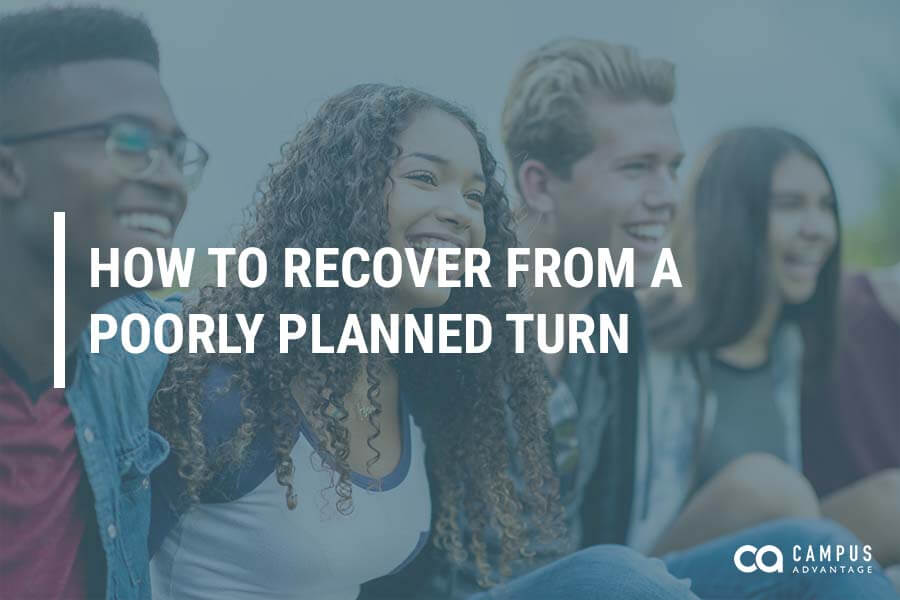 HOW TO RECOVER FROM A POORLY PLANNED TURN