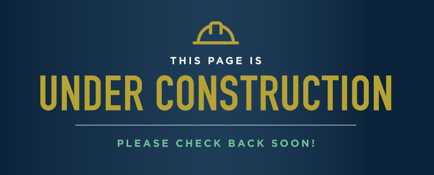 Under construction popup