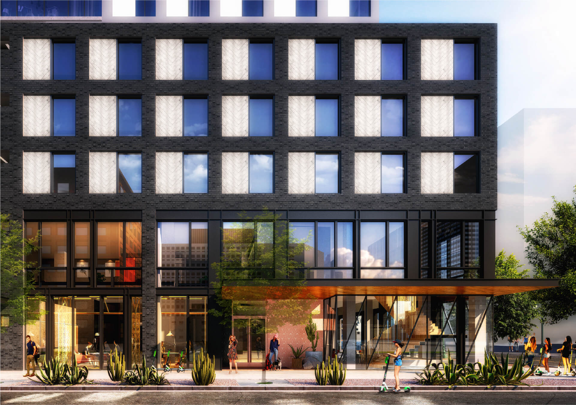 Waterloo student apartment community.