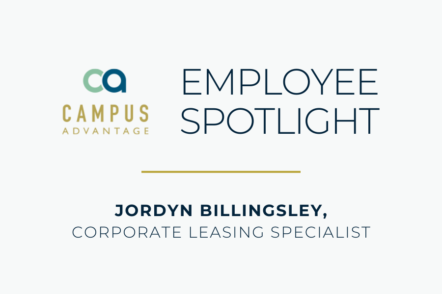 Employee Spotlight Jordyn Billingsley, Corporate Leasing Specialist