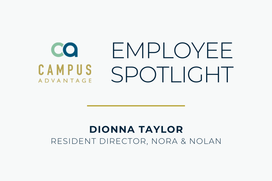 Employee Spotlight Dionna Taylor resident director, NORA & NOLAN