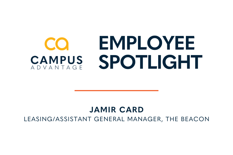 Employee Sportlight, Jamir Card, Leasing/Assistant General Manager, The Beacon